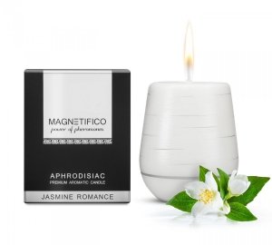 MAGNETIFICO Aphrodisiac Candle Jasmine Romance - aromatyczna świeca z feromonami (jaśmin)