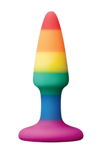 Dream Toys Colourful Love Rainbow Anal Plug Mini - korek analny (Mini)