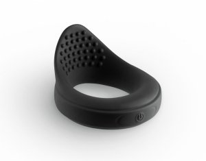 NS Novelties Slider Black - pierścień na penisa (czarny)