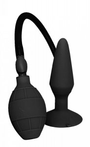 Dream Toys Menzstuff Large Inflatable Plug - korek analny z pompką (czarny)
