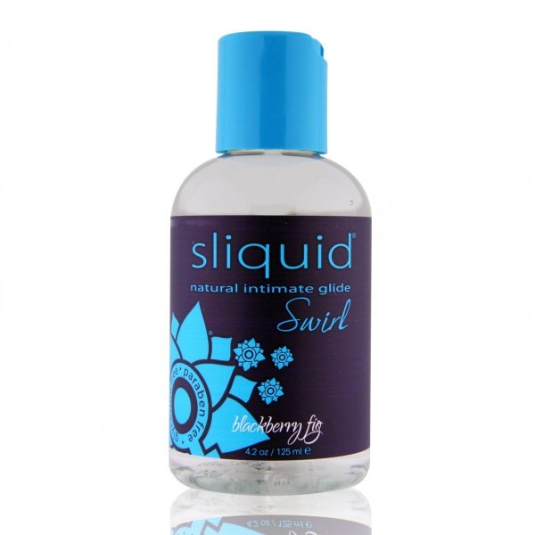 Sliquid Naturals Swirl Lubricant Blackberry Fig 125 ml - lubrykant na bazie wody o smaku jeżyny i figi