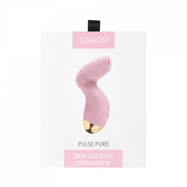 Svakom Pulse Pure Deep Suction Stimulator Pale Pink - masażer łechtaczki