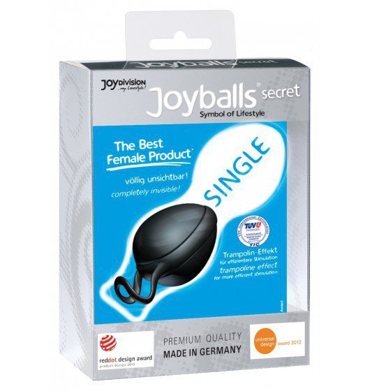 JoyDivision Joyballs Secret Single - Kulki gejszy (kulki pojedyncze, czerń)