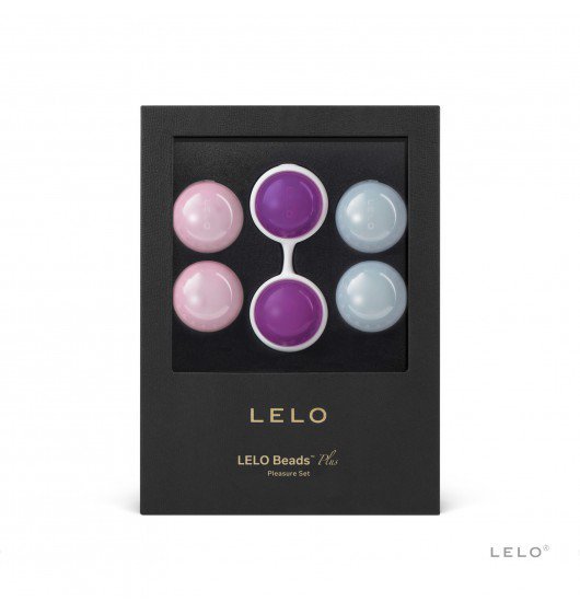 Kulki gejszy Lelo - Beads Plus (jasnoróżowe/jasnoniebieskie/fioletowe)