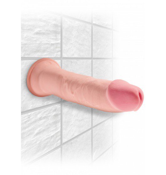 King Cock dildo - Plus 9'' Triple Density Cock sztuczny penis (cielisty)