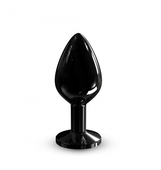 Dorcel Diamond Plug Black M - Korek analny rozmiar M (czarny)