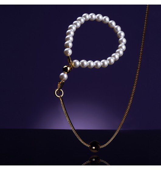 Upko Moist Eyes Pearl Necklace / Collar - perłowy naszyjnik