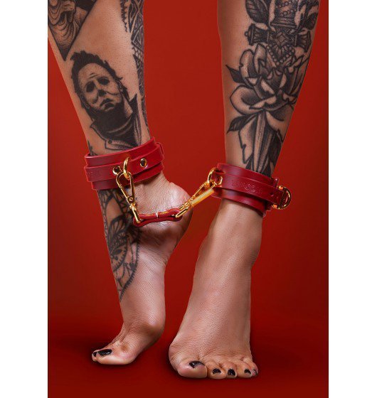 Taboom Ankle Cuffs Red - kajdanki na kostki (czerwony)