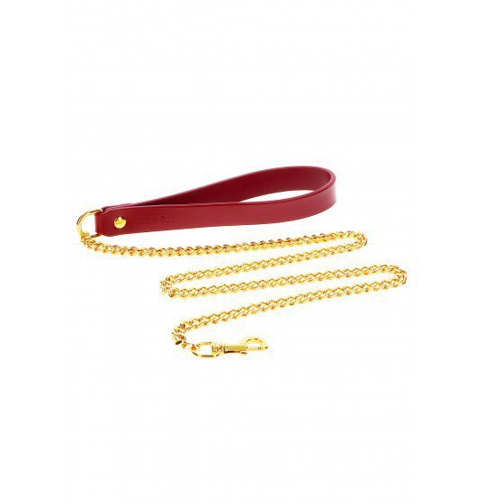 Taboom Chain Leash Red - smycz (czerwony)