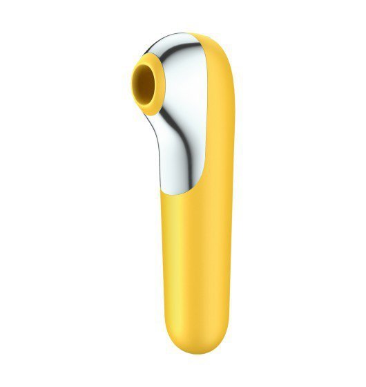 Satisfyer Dual Love Yellow incl. Bluetooth and App - stymulator łechtaczki (żółty)