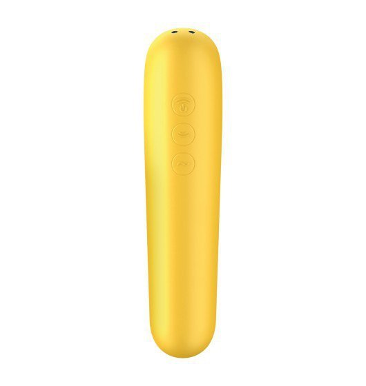 Satisfyer Dual Love Yellow incl. Bluetooth and App - stymulator łechtaczki (żółty)