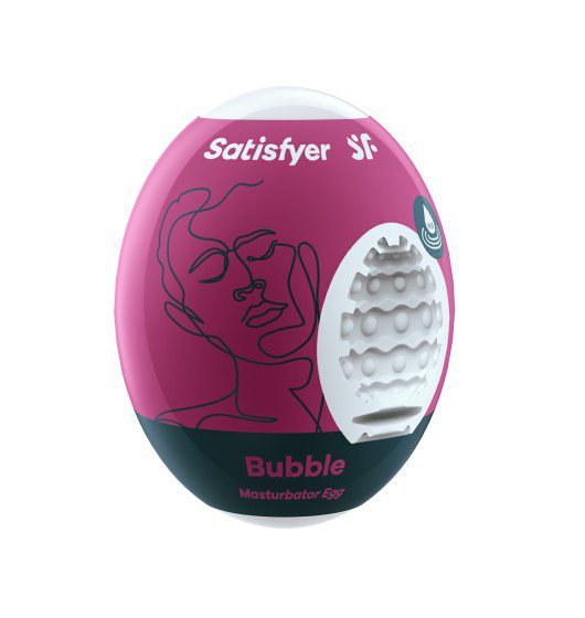 Satisfyer Masturbator Egg Bubble - masturbator jajko