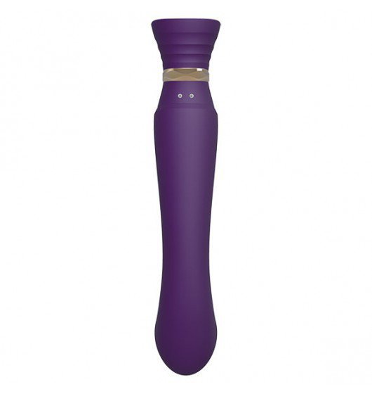 Zalo Legend Queen Set G-Spot Pulse Wave Vibrator - Wibrator Ekskluzywny (purpurowy)