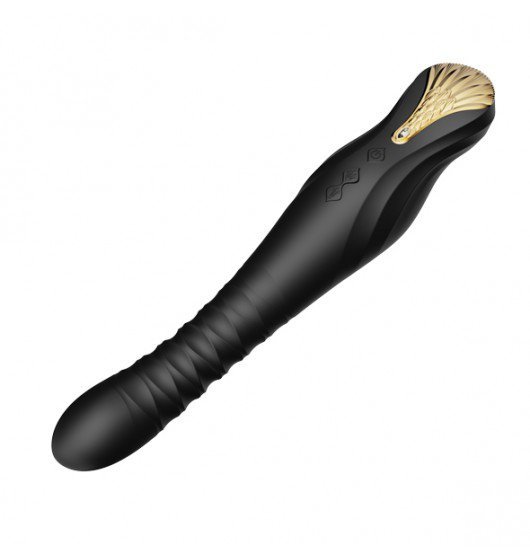 Zalo King Vibrating Thruster - wielofunkcyjny wibrator ekskluzywny (czarny)