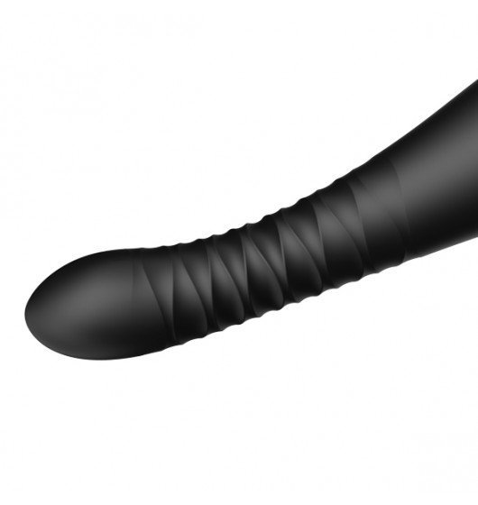 Zalo King Vibrating Thruster - wielofunkcyjny wibrator ekskluzywny (czarny)