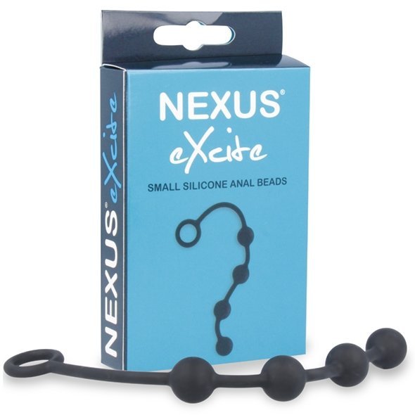 NEXUS EXCITE ANAL BEADS SMALL - kulki analne (czarny)