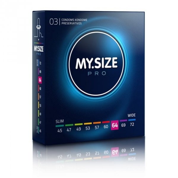 MY.SIZE Pro 64 mm - Prezerwatywy (1op./3szt.)