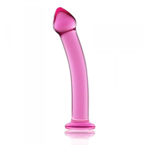 7.5&quot; Glass Romance Pink