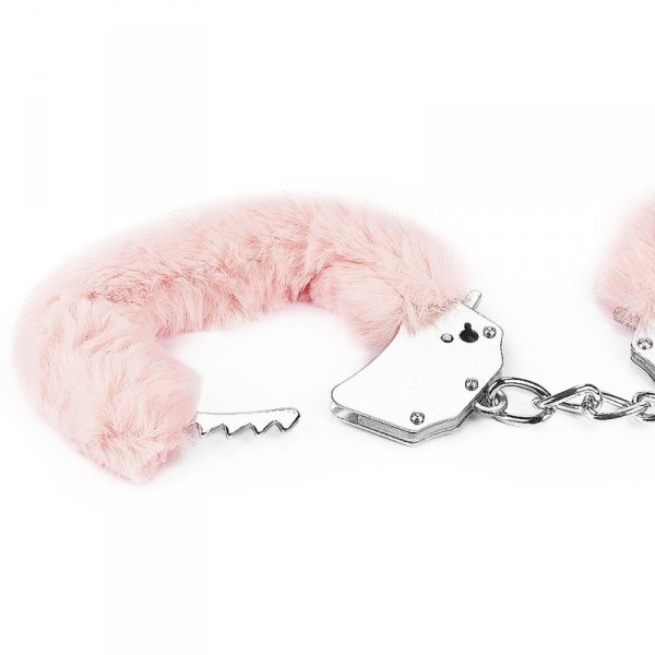 Fetish Pleasure Fluffy Handcuffs Pink