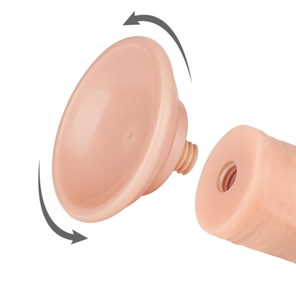 8&#039;&#039; Sliding Skin Dual Layer Dong Flesh