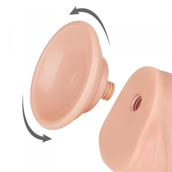 8&#039;&#039; Sliding Skin Dual Layer Dong Flesh