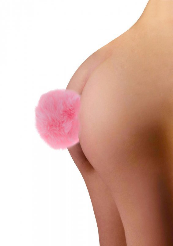 Bunnytail Buttplug Pink