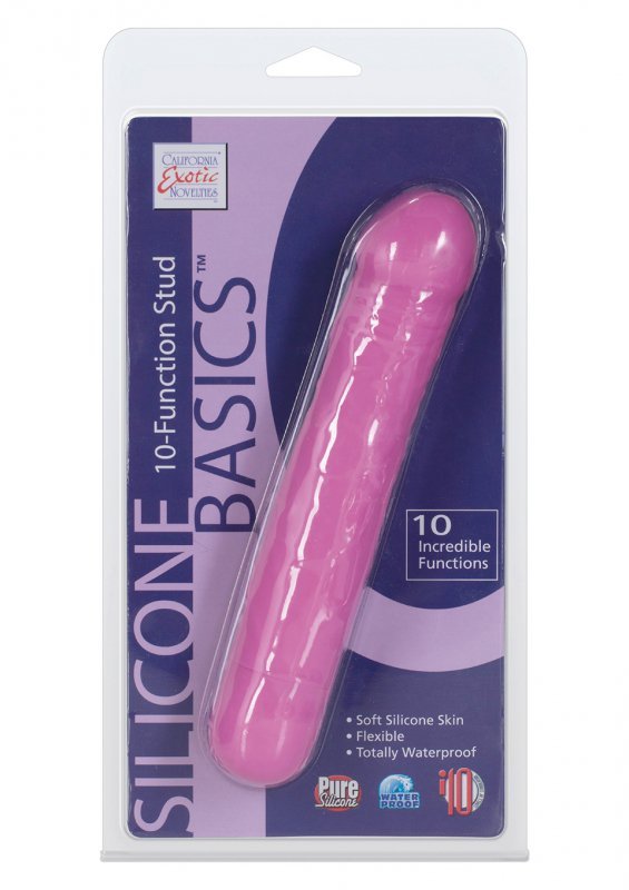 Wibrator-BASICS 10 FUNCTION STUD PINK