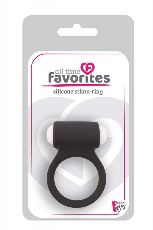 Pierścień-LIT-UP SILICONE STIMU RING 3 BLACK