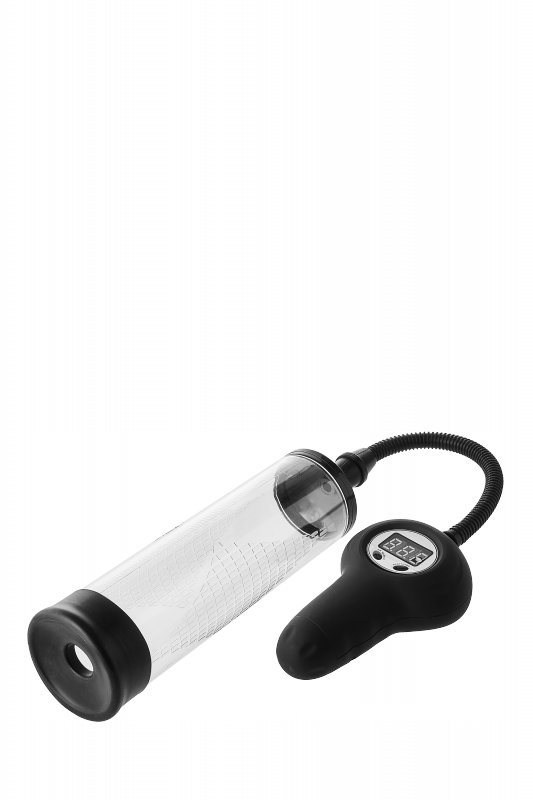 Dream Toys RAMROD AUTOMATIC DIGITAL PENIS PUMP - pompka do powiększania penisa (czarny)