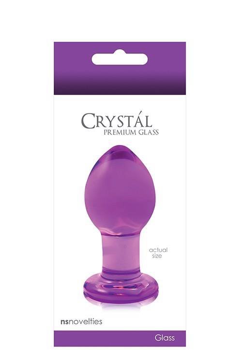 NS Novelties Plug CRYSTAL MEDIUM PURPLE - korek analny (fioletowy)