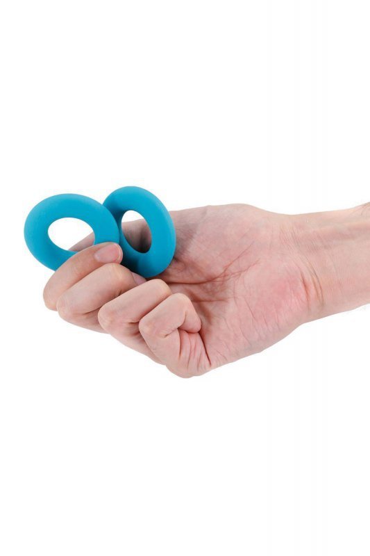 NS Novelties RENEGADE ERECTUS TEAL - pierścienie erekcyjne (niebieski)