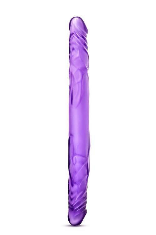 Dildo-B YOURS 14&quot;&quot;&quot;&quot;DOUBLE DILDO PURPLE