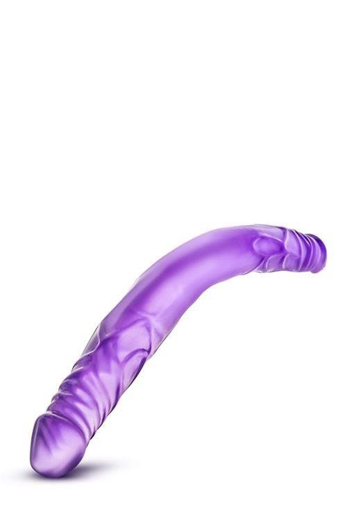 Dildo-B YOURS 14&quot;&quot;&quot;&quot;DOUBLE DILDO PURPLE