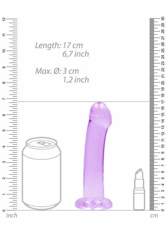 Non Realistic Dildo with Suction Cup - 6,7&quot;&quot;/ 17 cm