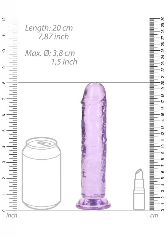 Straight Realistic Dildo with Suction Cup - 7&#039;&#039; / 18