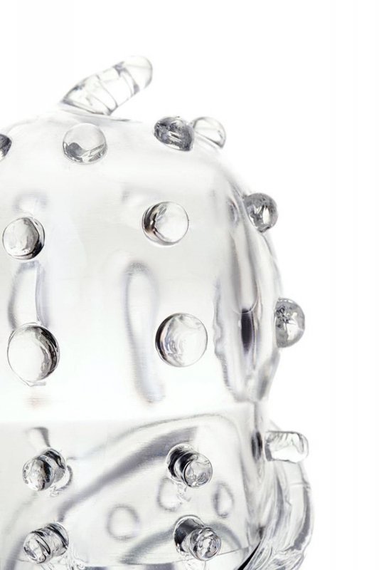 A-TOYS, Penis Sleeve, TPR, Transparent, 15.5 cm