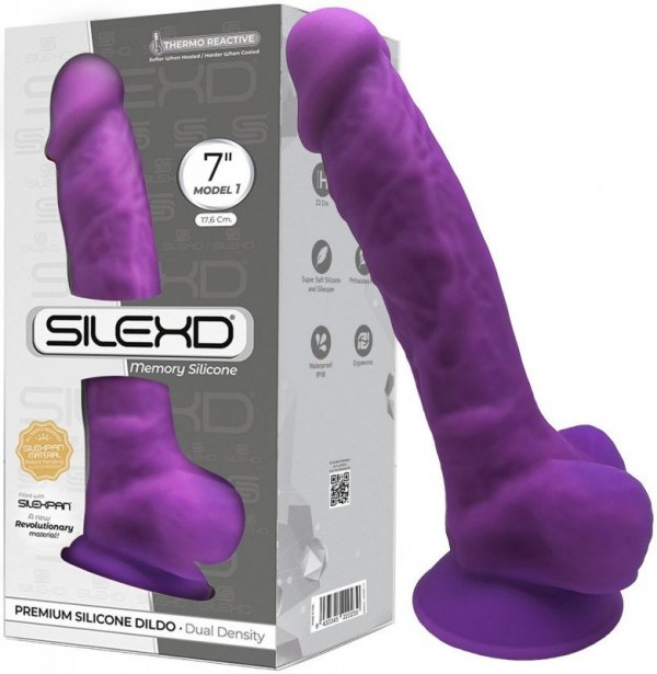 Dildo-Model 1 (7&quot;) Purple