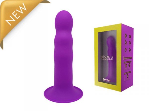 Dildo-AD.Hitsens 3 (7&quot;) Purple