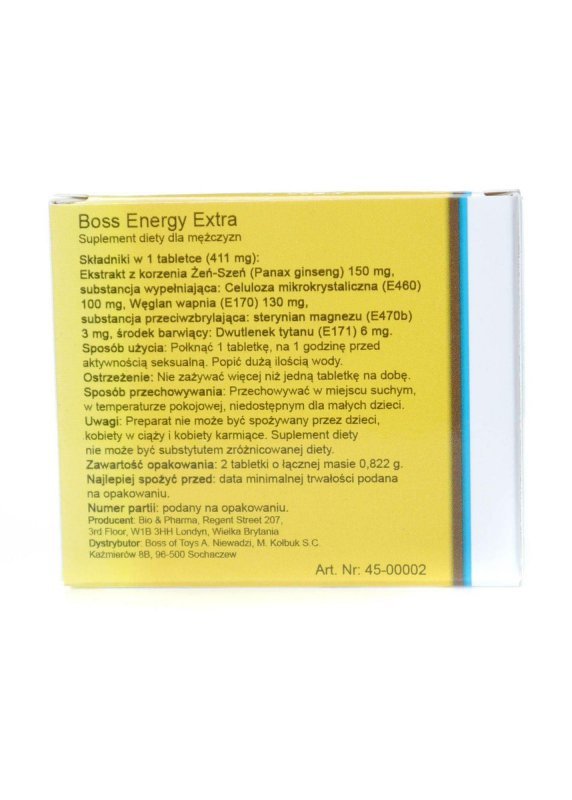 Supl.diety-Boss Energy Extra Ginseng 2 szt.