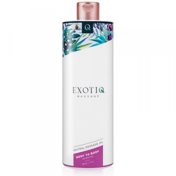 EXOTIQ Body To Body Warming Massage oil 500 ml.