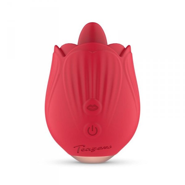 Teazers Rose Vibrator - Licking and Vibrating