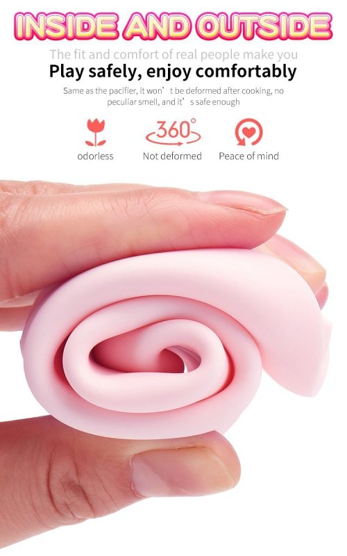 Wibrator-Silicone Vibrator USB 7 Function and Thrusting Function / Heating, purple