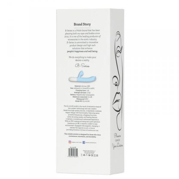Silicone Vibrator 7 Powerful Modes - 
Flapping and 7 Thrusting
Heating