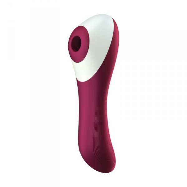 Satisfyer  Dual Crush - wielofunkcyjny masażer (wiśniowy)