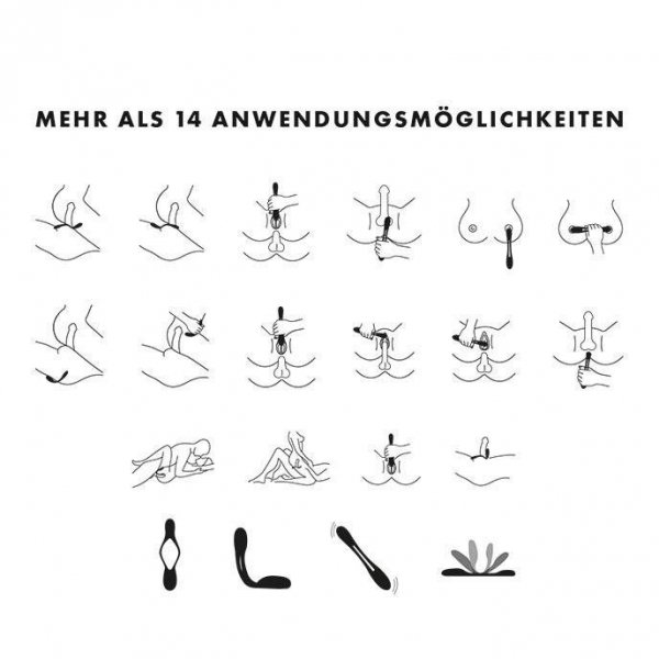 Satisfyer Elastic Game multi vibrator -  wielofunkcyjny wibrator (ciemny niebieski)
