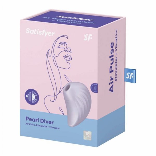 Satisfyer Stymulator-Pearl Diver (Violet) - masażer łechtaczki (fioletowy)