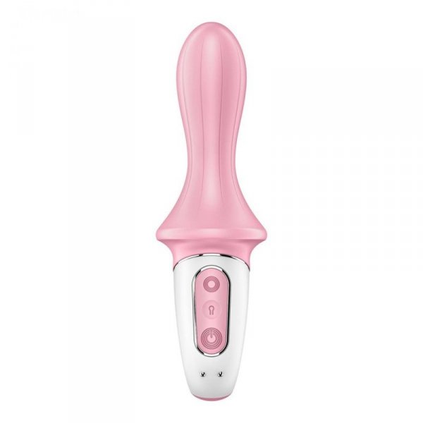 Satisfyer Air Pump Booty 5 Connect App red - wibrator (różowy)