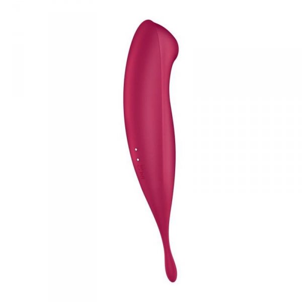 Satisfyer Twirling Pro Connect App dark red - masażer łechtaczki (czerwony)