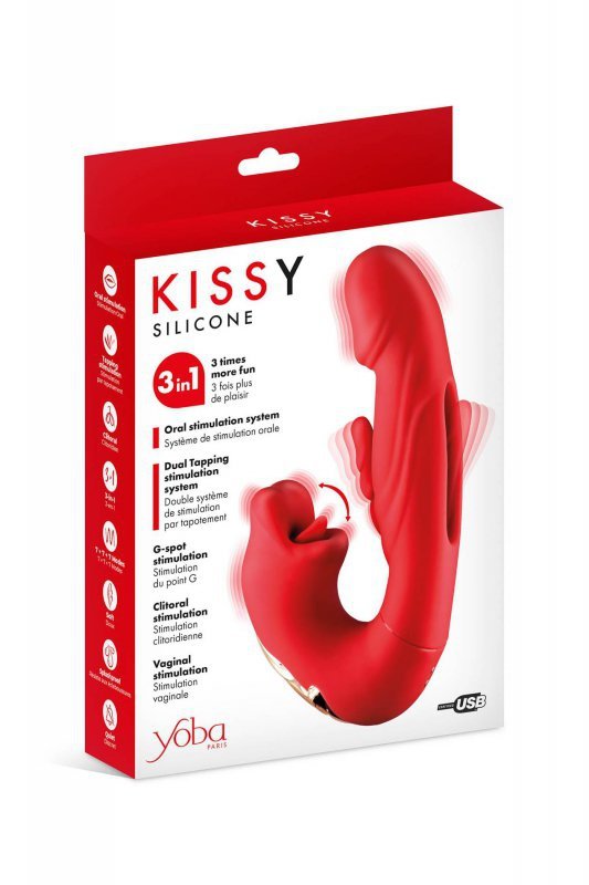 Kissy 3-in-1 Rabbit Vibrator