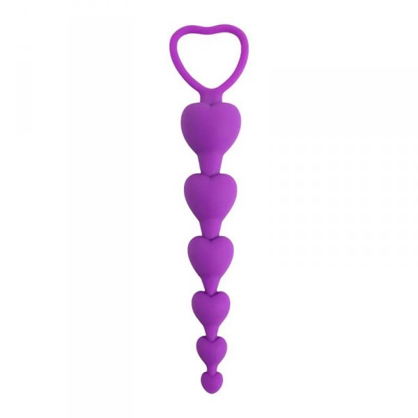 ANAL BEADS purple heart